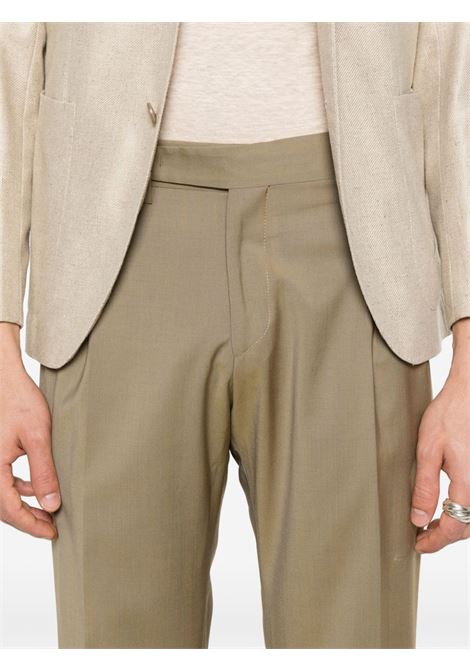 Green Quartieris tapered-leg trousers - men BRIGLIA 1949 | QUARTIERIS32410800036